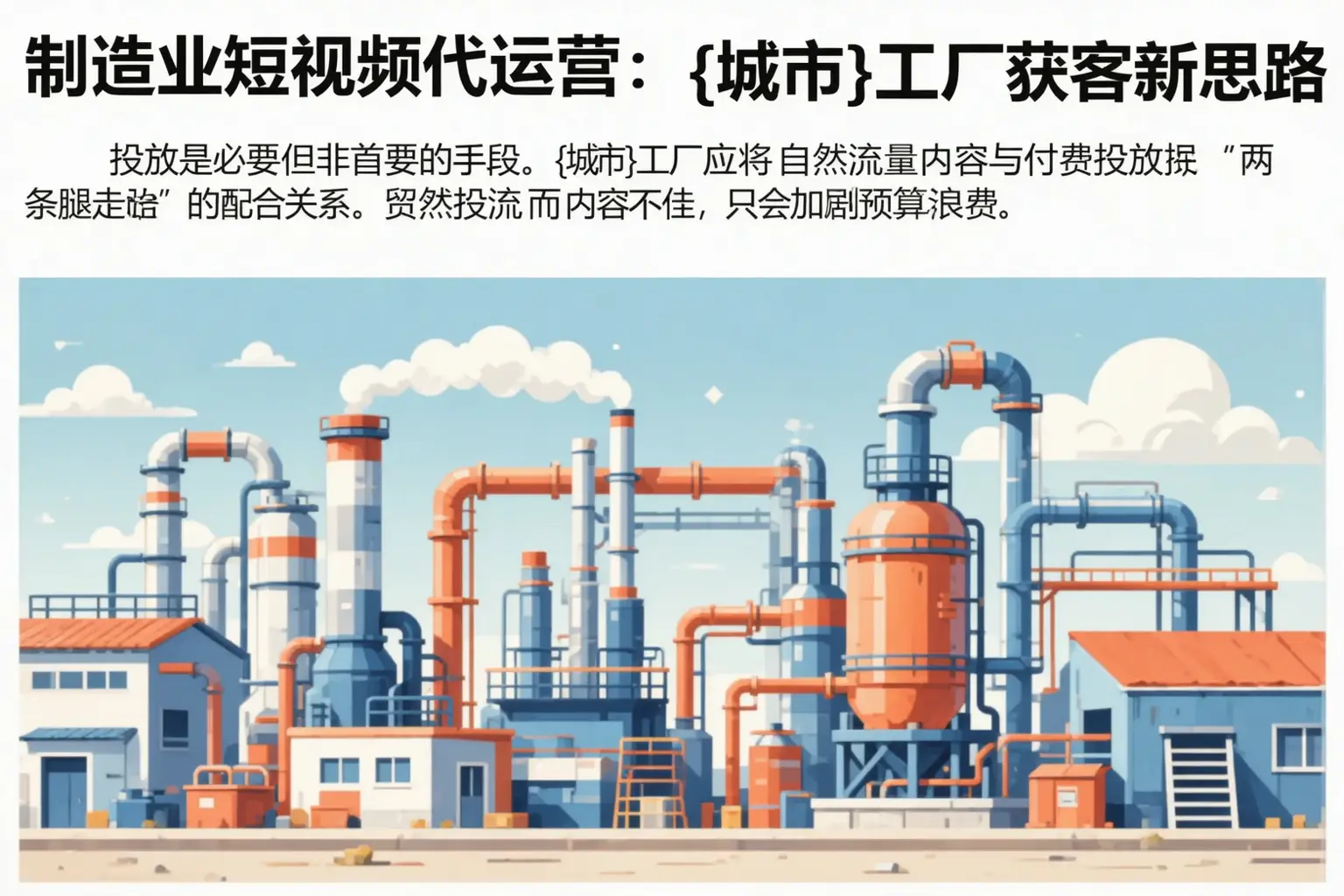 制造业短视频代运营:云州工厂获客新思路